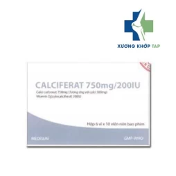 Calciferat 750mg/200IU - Thuốc bổ sung canxi